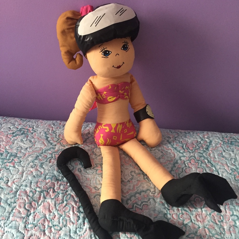 Y2K Scuba Diver Plush Doll